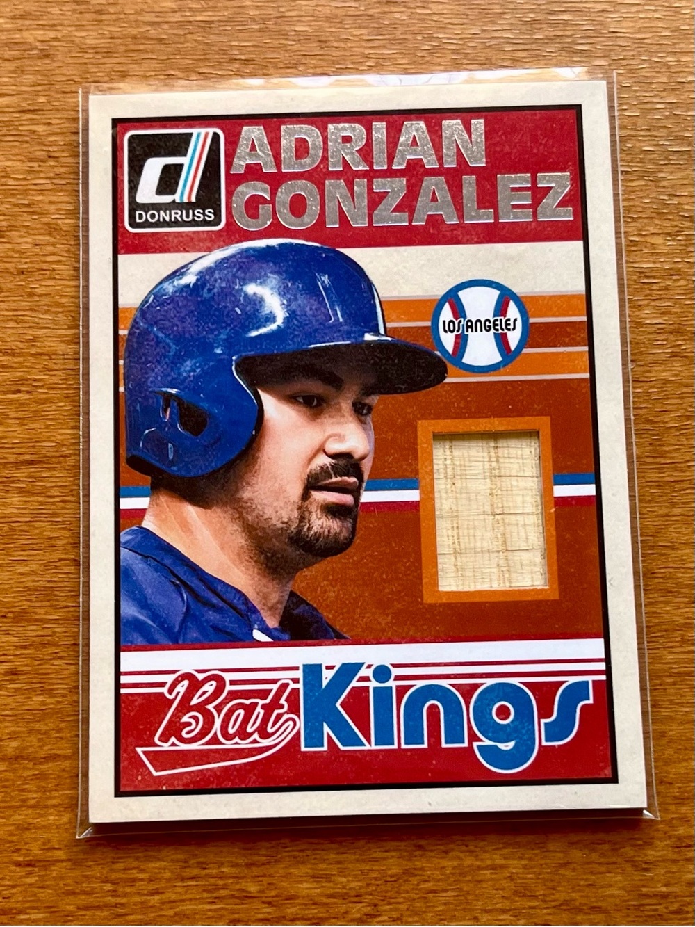 2014 Panini Donruss Adrian Gonzalez Bat Kings Card